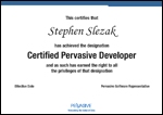 Pervasive Certificaat